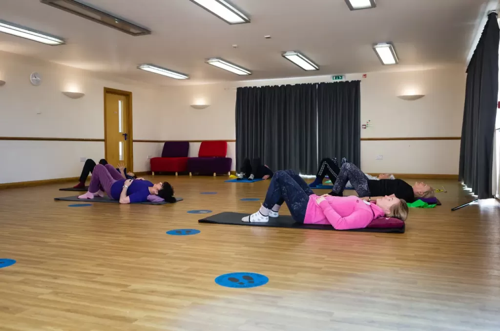 Small group Pilates class in Creekmoor, Poole for all levels